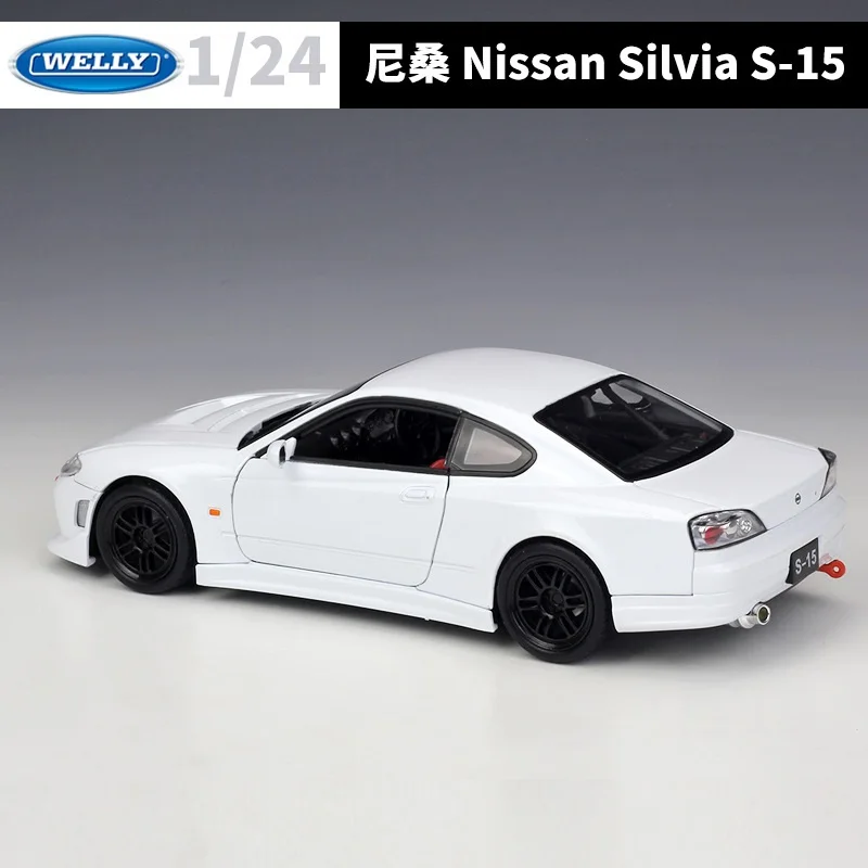 1:24 Welly Nissan Silvia S-15 литая модель автомобиля