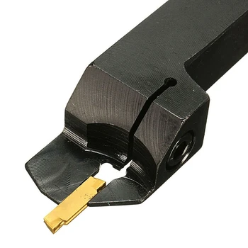 

New MGEHR1616-2 External Grooving Turning Lathe Bar Tool Holder with 10PCS MGMN200-G Inserts Set