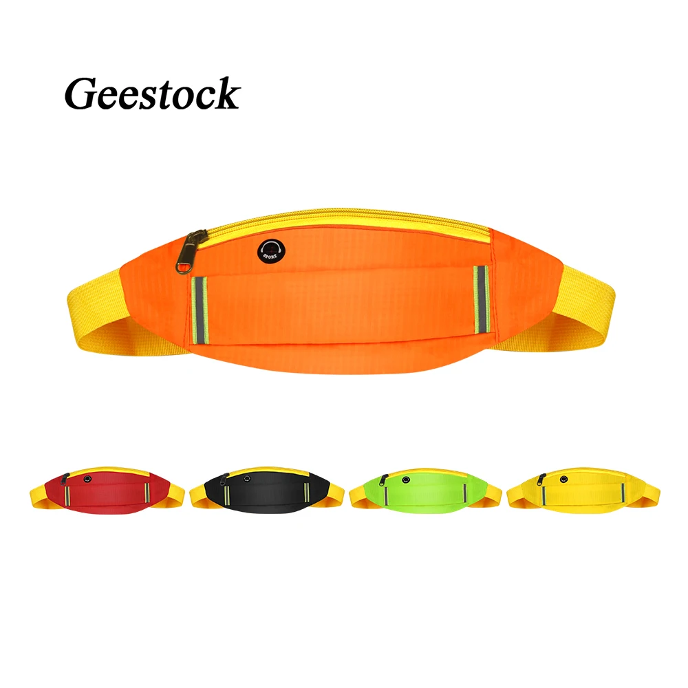 

Geestock Women Waist Pack Reflective Running Belts Bags Outdoor Sports Unisex Fanny Pack Fashion Hip Bag Phone Pouch for Cycling