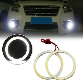 

Ring LED Lights With Cover DC 12V 80mm Wear-resistant Replacement Auto