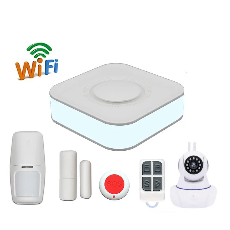 Горячая Дешевые туя/умная жизнь WiFi сигнализация Домашняя безопасность туя смарт с светильник функция анти-вскрытия с Google Home