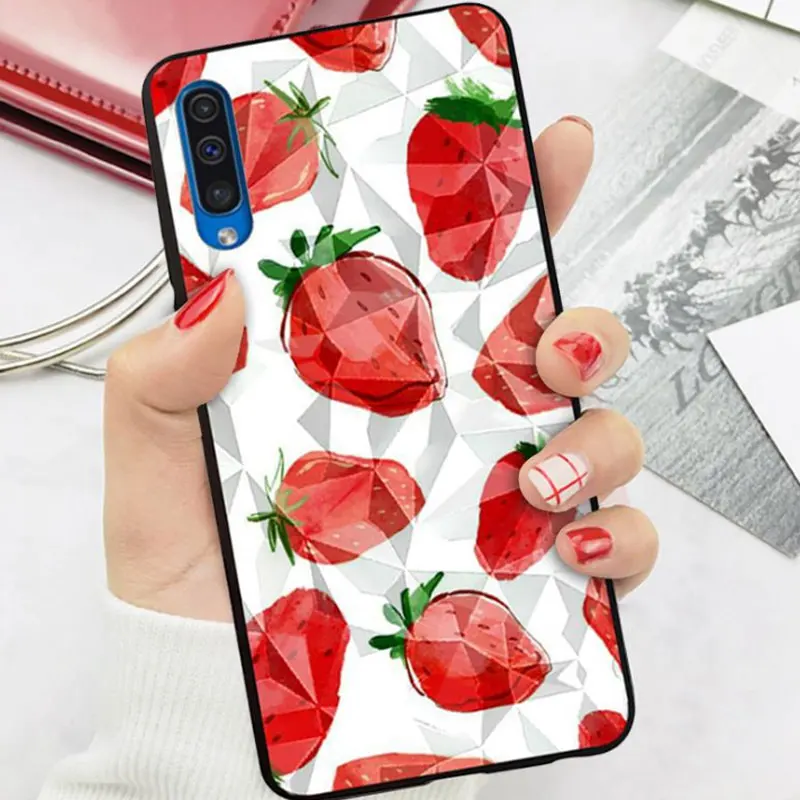 For Samsung A30S Case 3D Diamond Flowers PC Hard Back Phone Case Cover For Samsung Galaxy A30S A 30S A30 S Case A307F Coque