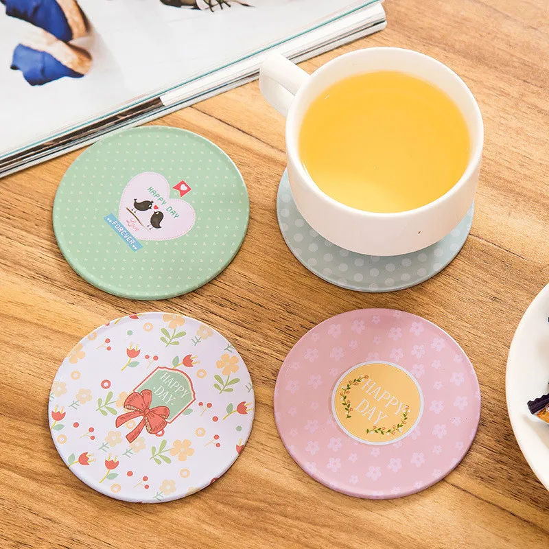 1PC Bow Lace Grass Flower Round Doilies Coaster Coffee Table Cup Mats Pad Placemat Cooking Tools Kitchen Accessories