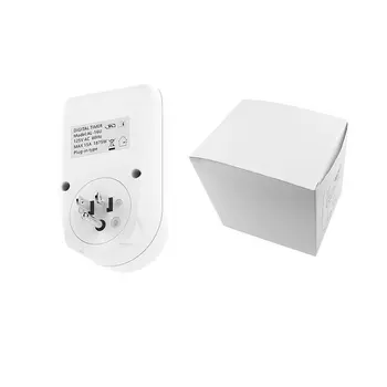 

Weekly Programmable Digital Smart Outlet Plug Timer Time Switch Timing Socket US Plug For Mobile Phone Battery Car