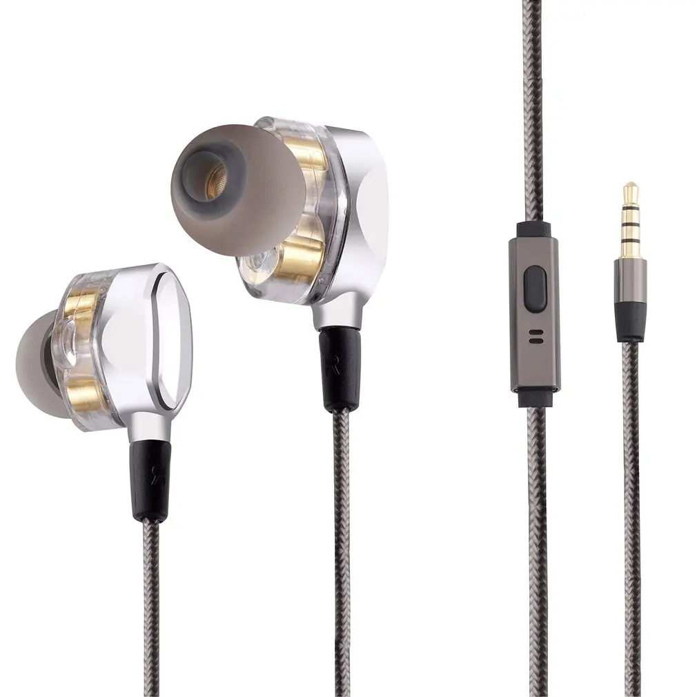 G2 HiFi Earphones Dual Dynamic Driver 4D Stereo Surround Professional Noise Cancelling HIFI