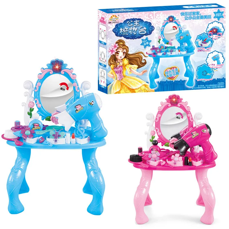 

CHILDREN'S Toy GIRL'S Play House Dresser Makeup Table Goods Princess Makeup Kit Set Girls Toy 3-6-Year-Old