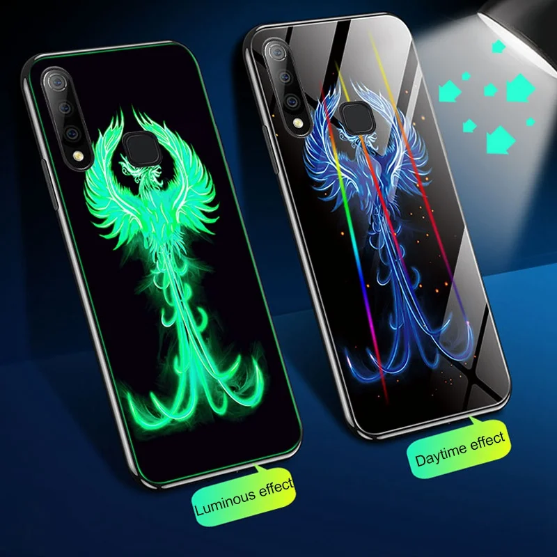 Чехол в виде светящегося стекла для iPhone XR 7 8 X XS MAX роскошный силиконовый чехол