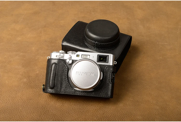 AYdgcam Brand Handmade Genuine Leather Fujifilm X100V Camera case Bag