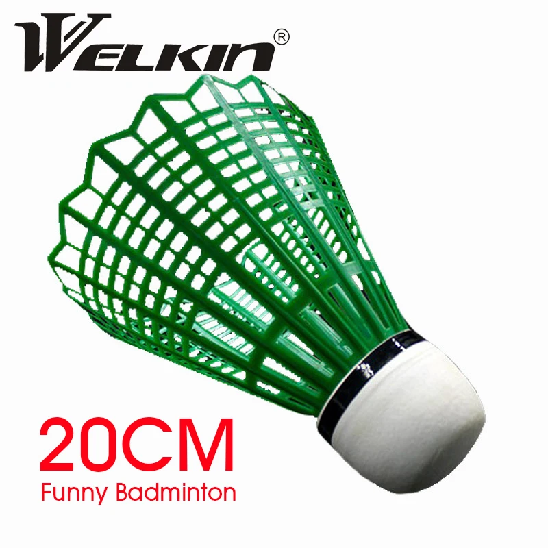 1pcs 20cm Super Badminton Ball Sports Product Nylon Training Outdoor Supplies Shuttlecock Activities Supply Funny Baby toys badminton shuttlecock badminton ball