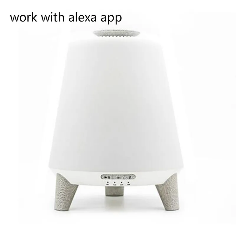 GRTCO увлажнитель воздуха масло Арома диффузор работать с Amazon Alexa интеллектуальное приложение или Bluetooth с музыкальным динамиком ночные светильники - Цвет: work with app
