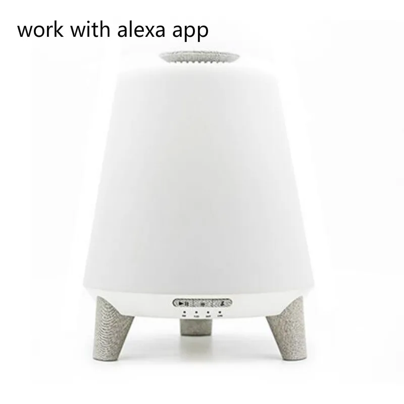 work with app GRTCO увлажнитель воздуха масло Арома диффузор работать с Amazon Alexa интеллектуальное приложение или Bluetooth с музыкальным динамиком ночные светильники - Цвет: work with app