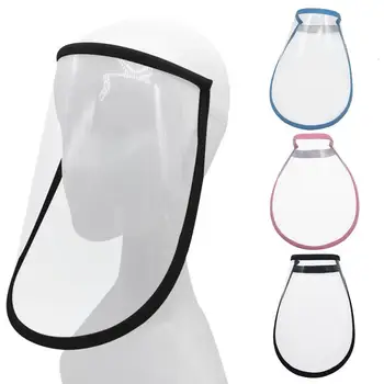 

1 Pc Full Face Sunscreen Transparent Face Cover Anti-pollution Anti-pollen Anti-UV Sand-proof Oil-proof Traveling Camping Shield