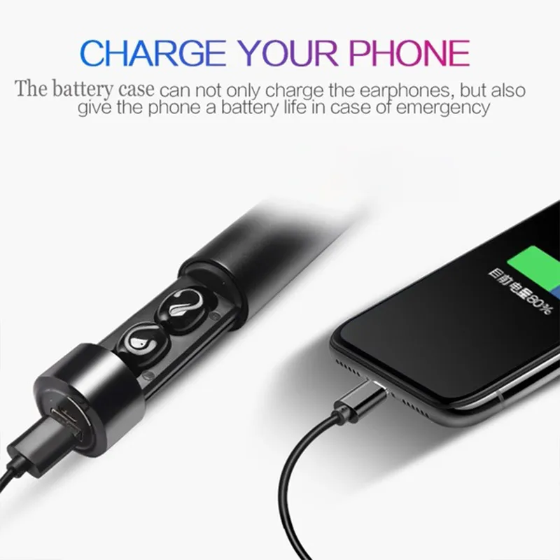 Q67 Wireless Earphone Bluetooth 5 0 TWS Sport Headset Handsfree Earbuds Earphones For iPhone Samsung Huawei