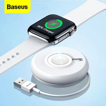 

Baseus Qi Wireless Charger Dock For i Watch 4 3 2 1 Magnetic Charger Portable Fast Wireless Charging Pad For Apple Watch Series