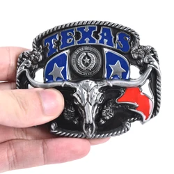 Cinto de couro de cowboy wild west, cinto texas de metal para homens, com fivela de metal, estilo ocidental, para presente