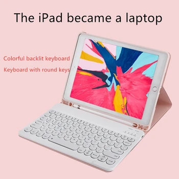 

Cover for 2020 iPad Air/Mini/Pro Wireless Keyboard 10.2 /9.7/11 inch Flip Smart Tablet Bluetooth Keyboard
