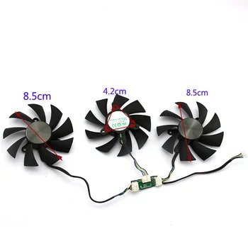 

4Pin Graphics Card Cooling Fan GA92S2U Video Card Cooler Fan for ZOTAC GTX1080Ti AMP! EXTREME 11G Repair Parts