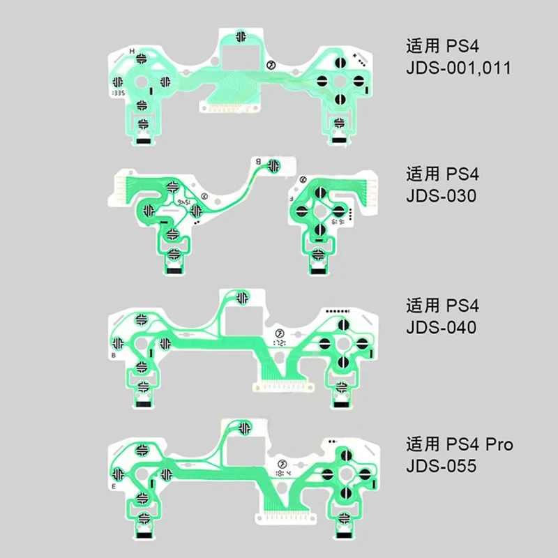 

Original Green Controller Keypad Conductive Film For PS4 Controller