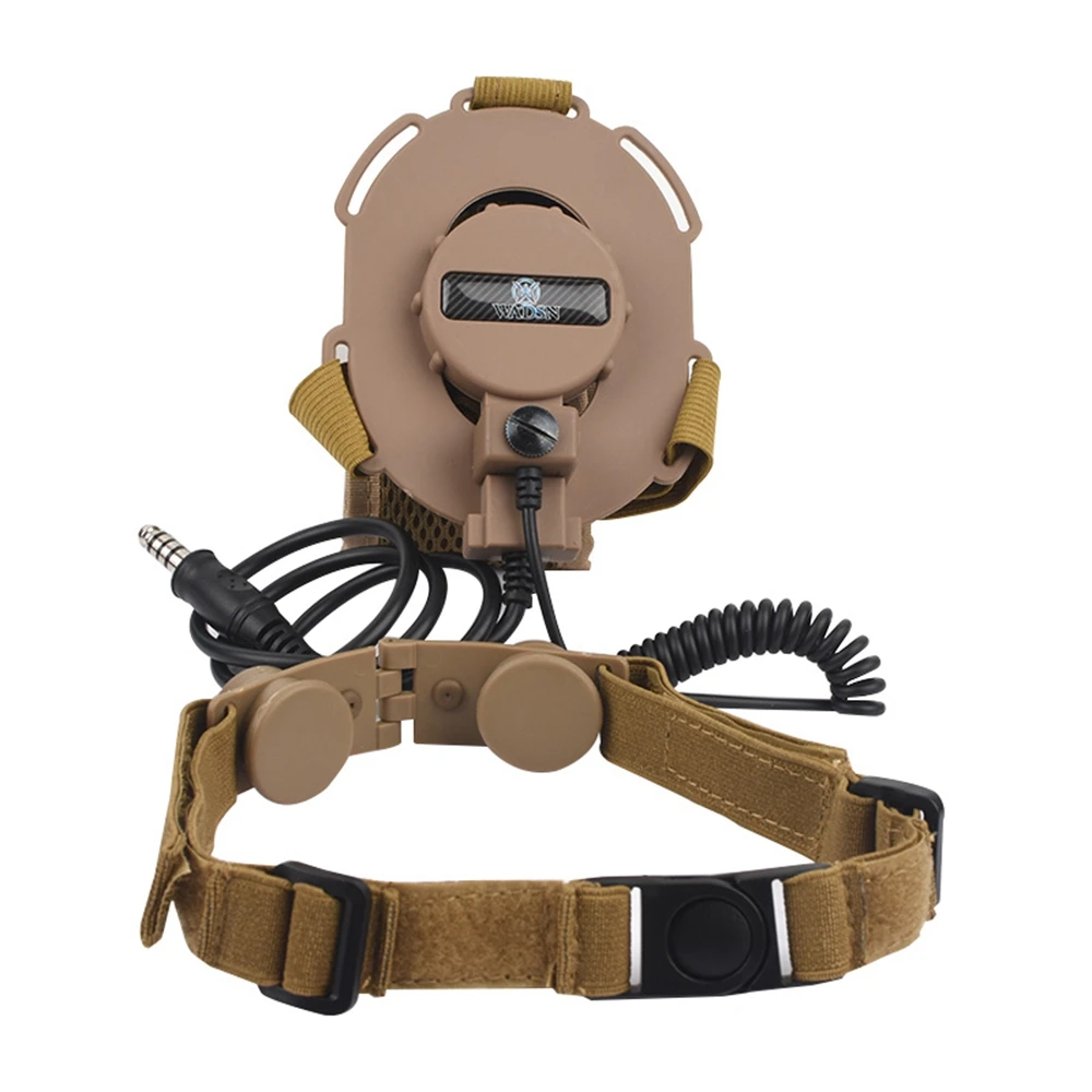 Страйкбол Тактический детективный Auriculares военный охотничий микрофон wBowman III тактическая гарнитура с горлом микрофон наушники WZ070