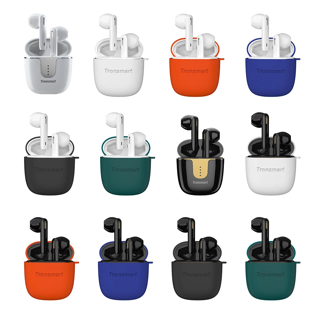Чехол для наушников Tronsmart Onyx Ace, силиконовый резиновый чехол, защитный чехол для наушников, для наушников Onyx Ace TWS|Аксессуары для наушников|   | АлиЭкспресс