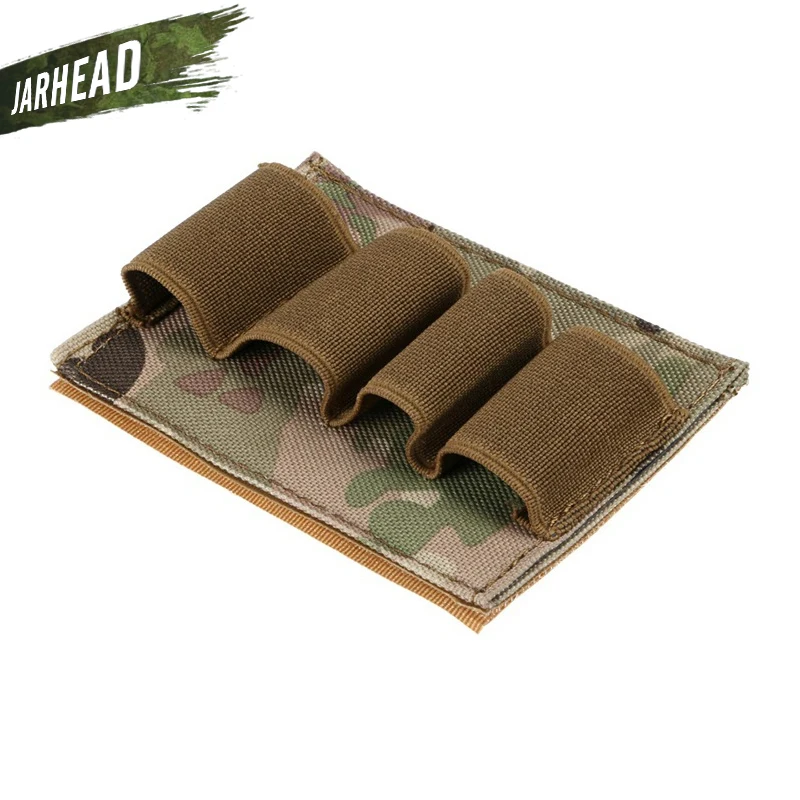 Тактические Buttstock Molle военный Высококачественный нейлон 4 ружья оболочки патроны
