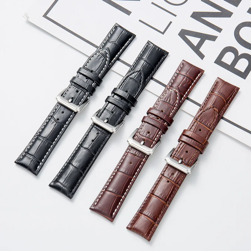 Ремешки для наручных часов из натуральной кожи для умных часов B57 Hero Band 3 сменный ремешок высококачественный браслет на запястье+ инструмент