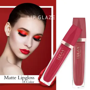 

1pc Women's Fashion Lip Gloss Glaze Matte Velvet Long Lasting Bright Flash Pearlescent Natural Pearlescent Moisturizing Lipstick