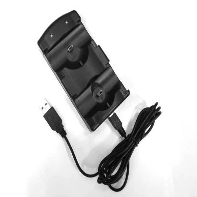 

New Gaming Universal 2 in 1 USB Dual Double Charging Station Charger Stand Dock for PS3 Move Controller