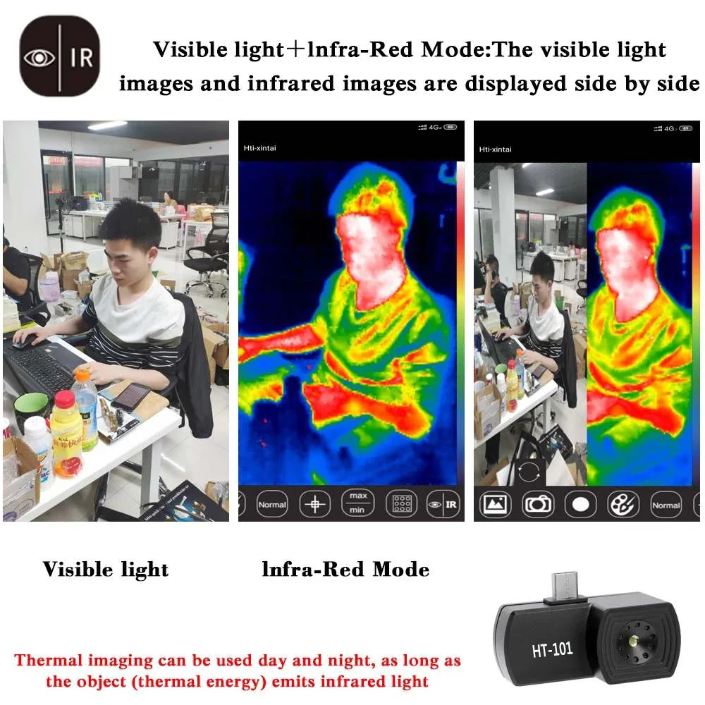 Мобильный телефон XEAST мобильный тепловизионная камера поддержка записи видео и
