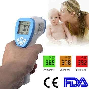 

LD-LED Digital Non-contact IR Infrared Thermometer Forehead Temperature Meter