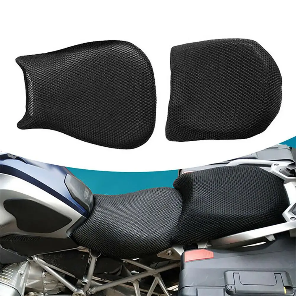 

2Pcs/Set Motorcycle Seat Cover For BMW R1200GS Mesh Breathable Seat Cushion Scooter Heat Insulation Waterproof Cushion Cover