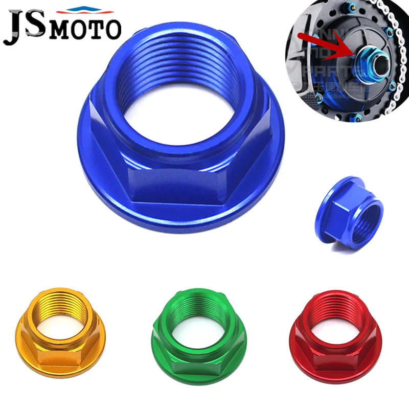 For KAWASAKI Z650 Z750 Z800 Z900 ZX-10R ER-6N Rear Wheel Axle Sprocket Nut Screw Bolt Pad Motorcycle CNC Tuerca Rueda Posterior |