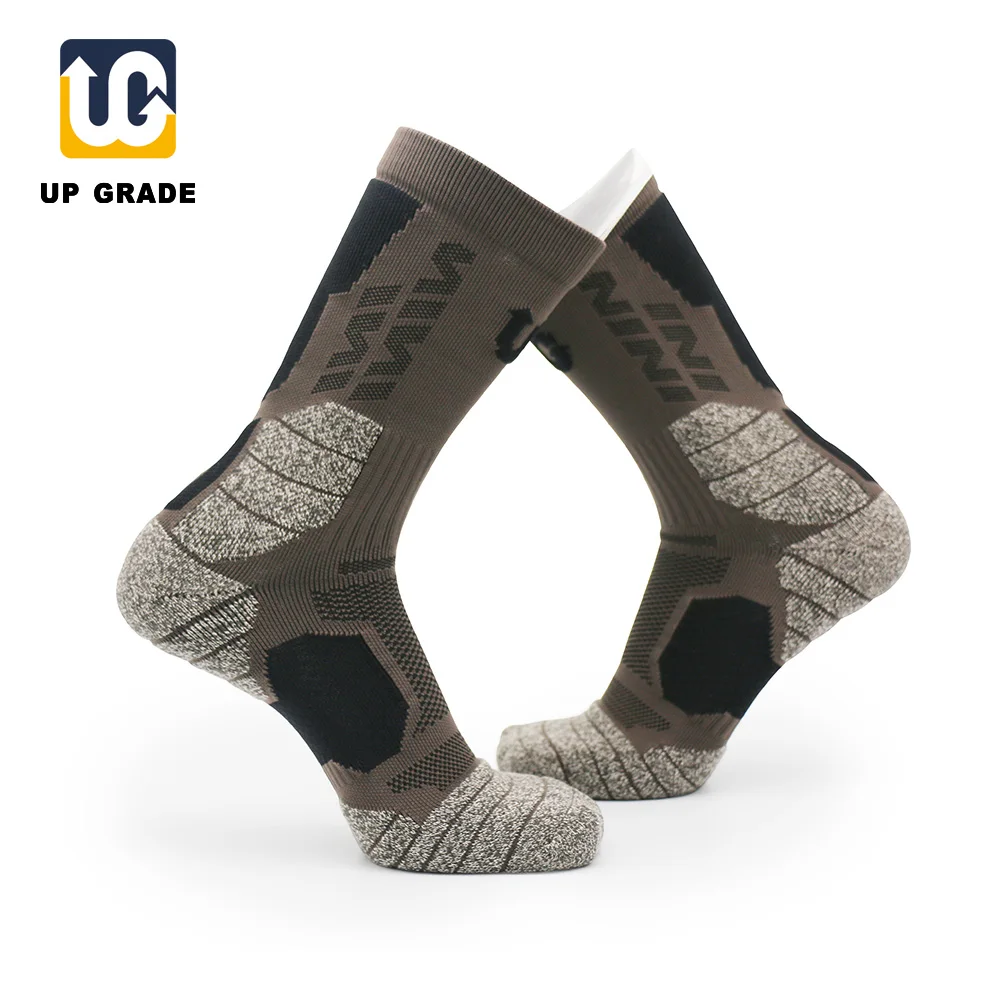 UPGRADE Men's Socks Sport 1Pair/Lot Professional Basketball Elite Sock Basketball Sport Socks Cycling Bicycle Bike Socks