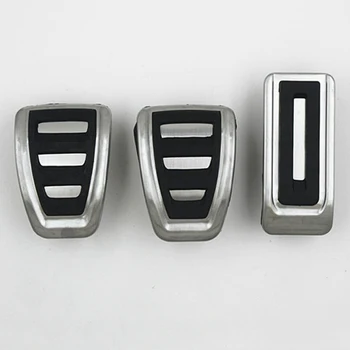 

stainless steel Fuel Brake Footrest Pedal AT/MT for vw Transporter Multivan T5 T6 Caravelle T6