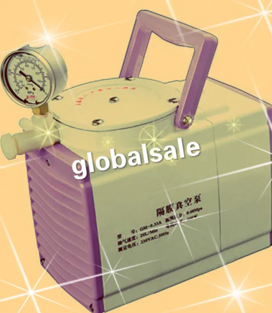 Oil Free Diaphragm Lab Vacuum Pump GM-0.33A 20L/m Pressure Adjustable For Chroma 