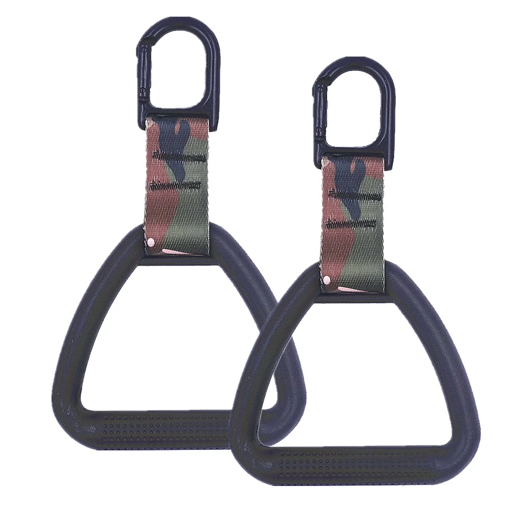 Heavy Duty Gym Handles Solid ABS Cores with Carabiner for Cable Machine Attachment Lat Pulldown Home Fitness Workout Accessories