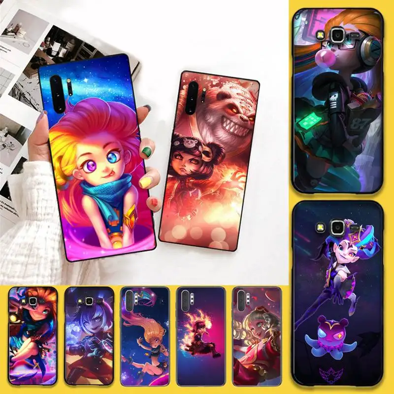 Высококачественный чехол для телефона CUTEWANAN League of Legends Zoe Annie Samsung Note 7 8 9 10 pro Galaxy J7 J8