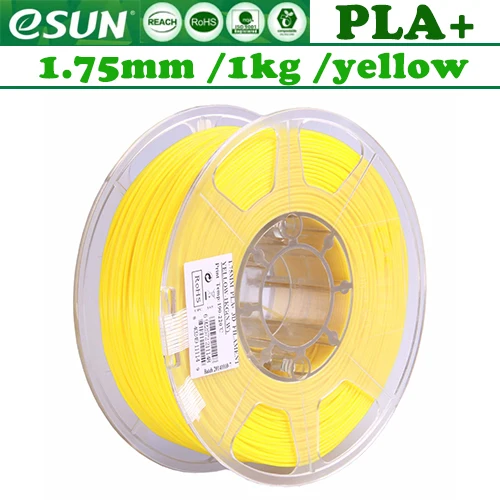 PLA RRO/PLA+/PLA! Esun Филамент пластик для ANET ender3 3d принтер/1 кг 340 м/PETG/ABS/TPU из России - Цвет: PLA PRO YELLOW
