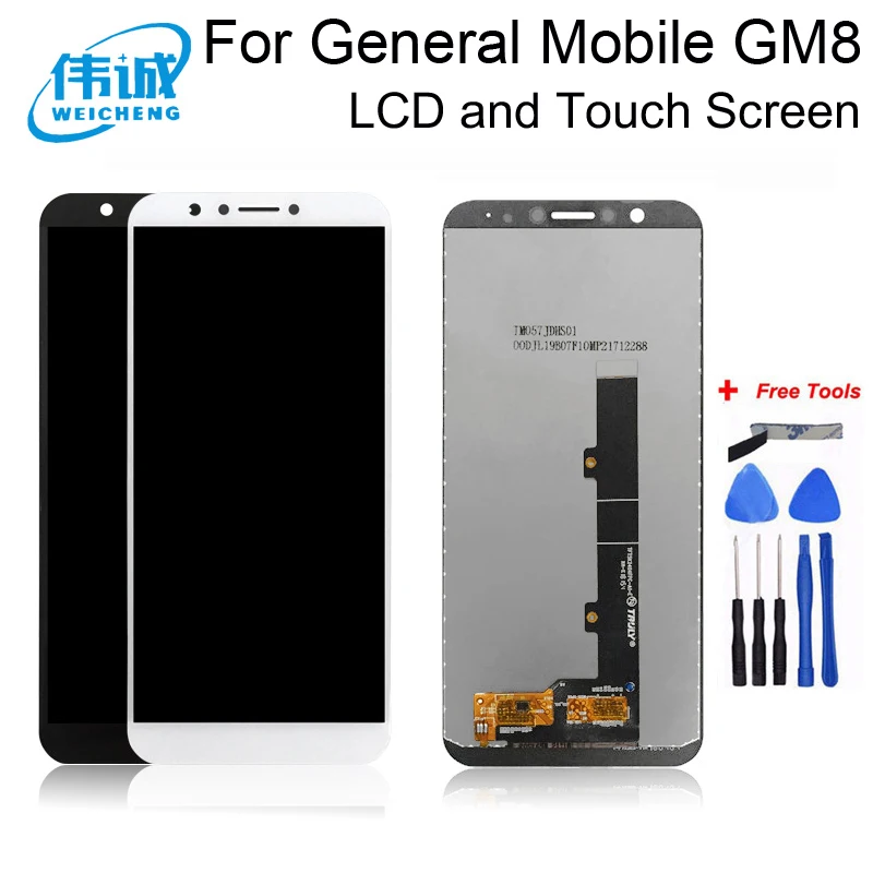 Для General mobile GM 8 GM8 Go ЖК дисплей Дисплей кодирующий преобразователь сенсорного