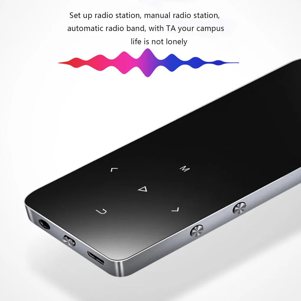 Mp3-плеер с Bluetooth Динамик Сенсорный Экран Hifi портативный Walkman с радио/FM/запись