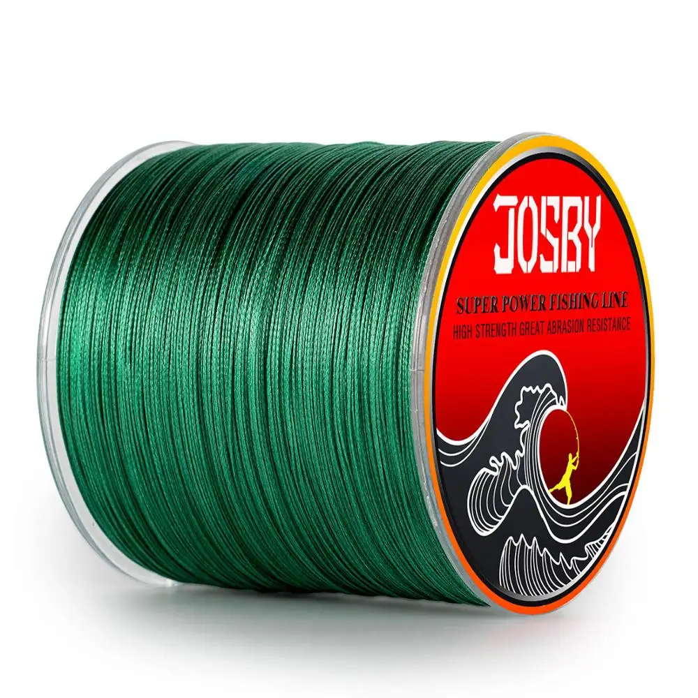 JOSBY 8 жильная японская суперпрочная плетеная полиэтиленовая рыболовная леска
