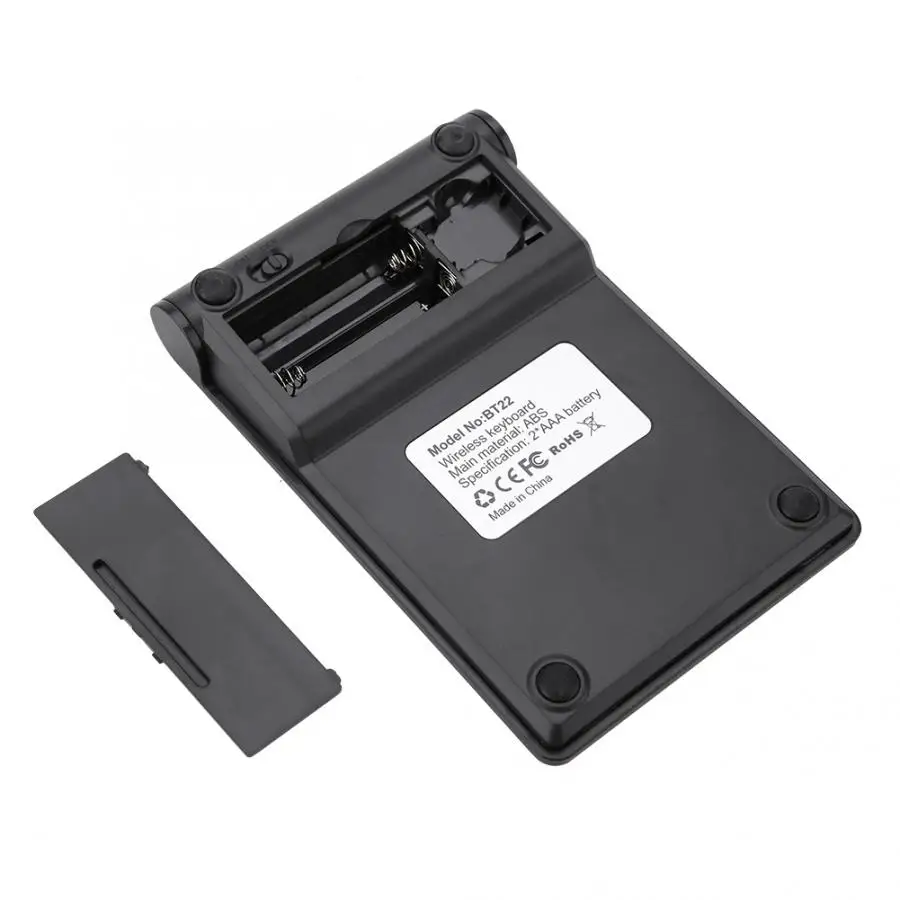 Bluetooth цифровая клавиатура черная 22 клавиши мини Numpad Беспроводная Bluetooth цифровая клавиатура для ПК клавиатура беспроводная