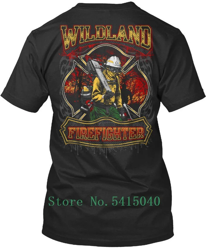 Wildland: пожарный-Willand Премиум футболка дизайнерская крутая Мужская хипстерская