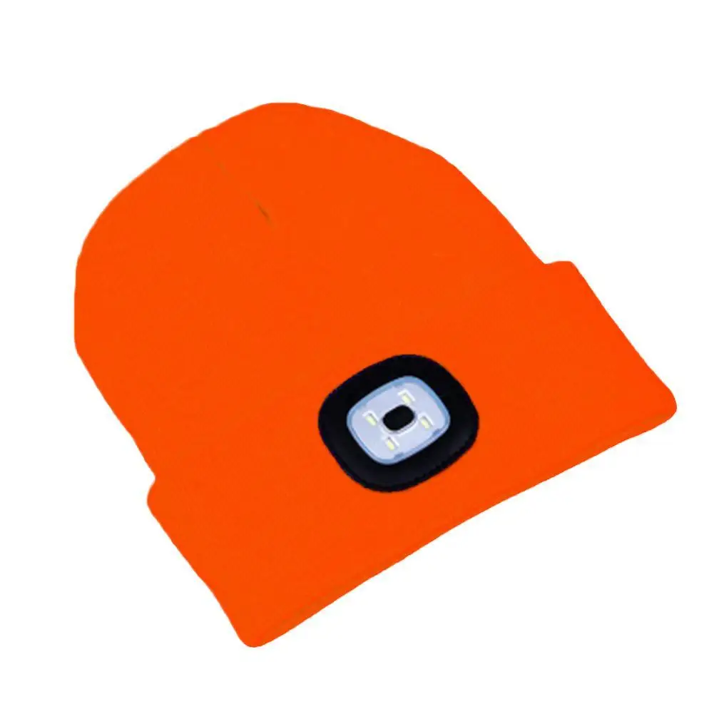 LED Light Hat USB Rechargeable Flashlight Cap LED Beanies Knit Hat Warm Flashlight Hat Hunting,Camping,Jogging,Fishing Cycling