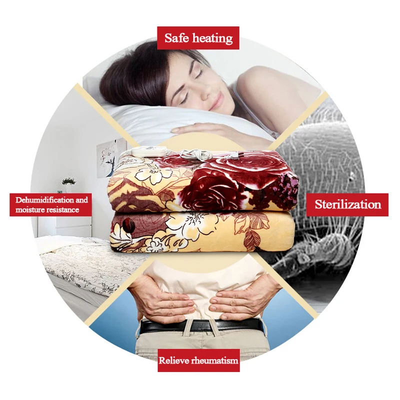 Электрическое одеяло утолщение нагреватель двойное отопление тела электрическое одеяло электрическое отопление печи электрическое одеяло