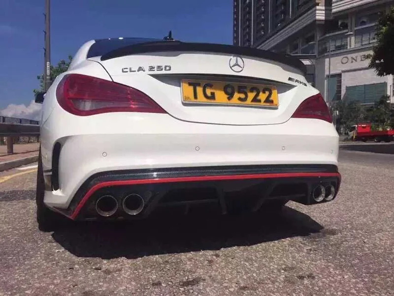 

Carbon Fiber Rear Trunk Spoiler Wing for 2013-2019 Mercedes-Benz W117 CLA Class FD Style