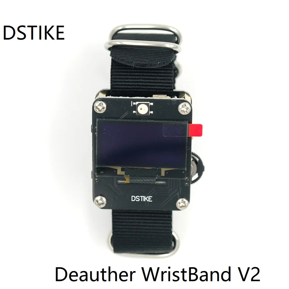 

DSTIKE WiFi Deauther Wristband V2 Wearable Esp Watch ESP8266 Development Board Smart Watch DevKit NodeMCU
