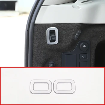 

For Land Rover Discovery 5 LR5 L462 2017-2020 Car-styling ABS Chrome Rear Trunk Hook Frame Cover Trim Internal Accessories