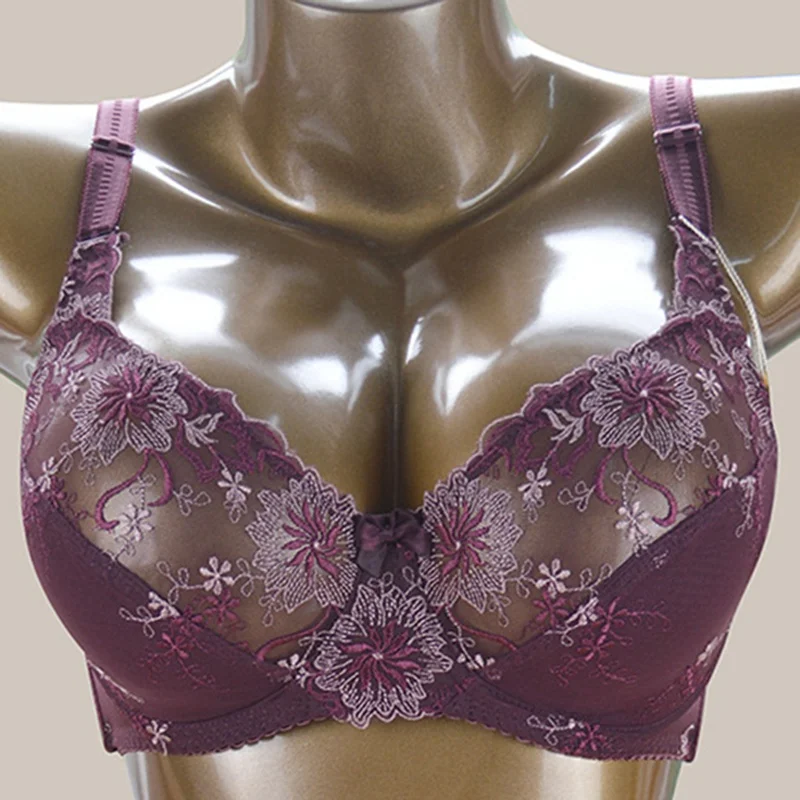 Bra style 4 Norns, женский сексуальный комплект нижнего белья, кружевной комплект нижнего белья, пуш-ап, размера плюс, комплект с бюстгальтером из льна, красный комплект нижнего белья, бюстгальтер и трусики, комплект без косточек - Цвет: Bra style 4