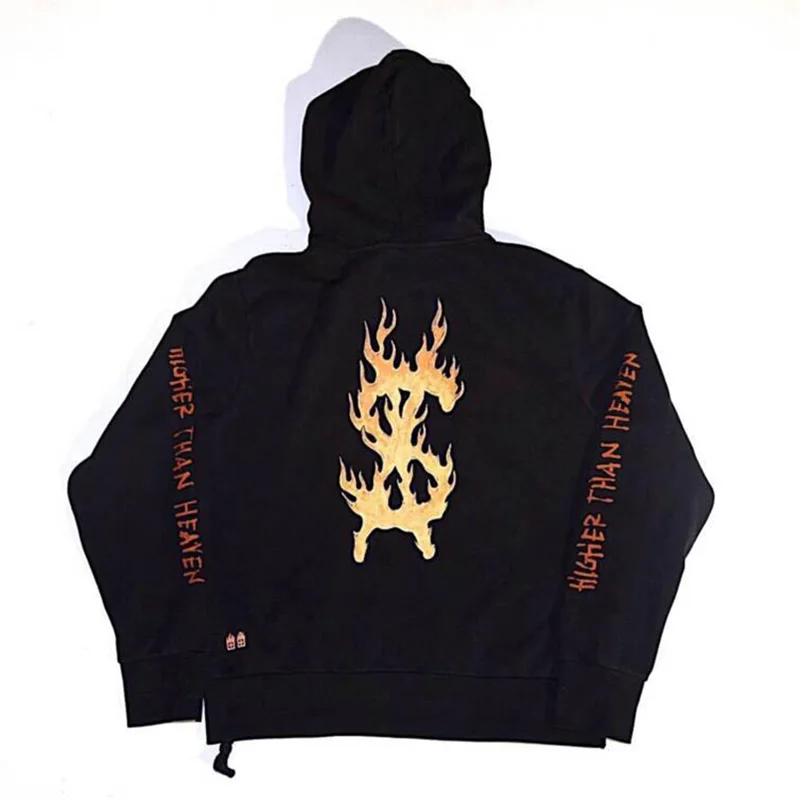 KANYE WEST малыш видеть призраков CPFM, принт в виде крыльев, Для Мужчин's Толстовка Crewneck очень странные дела Sudadera Harajuku толстовки - Цвет: pic color8